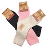 4 Pairs of Alpaca Socks, Wool for Men and Women,