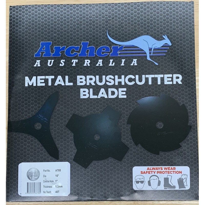 Archer New! 10" 40th Carbide Tipped Brush Cutter Blade 254mm