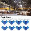 10Pcs AntiStatic Foot Strap Blue Synthetic Rubber Band Workshop Accessories