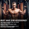 HHH Gym Gloves Weight Lifting Gym Gel padded Gloves strap