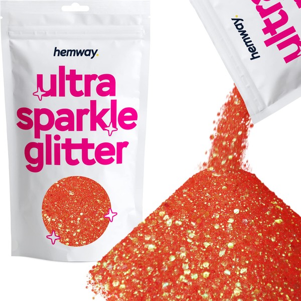 Hemway Ultra Sparkle Glitter - Multi-Size Chunky Fine Cosmetic Glitter