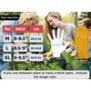 Work Gardening Gloves for Men Women 2 Pairs Leather Gloves