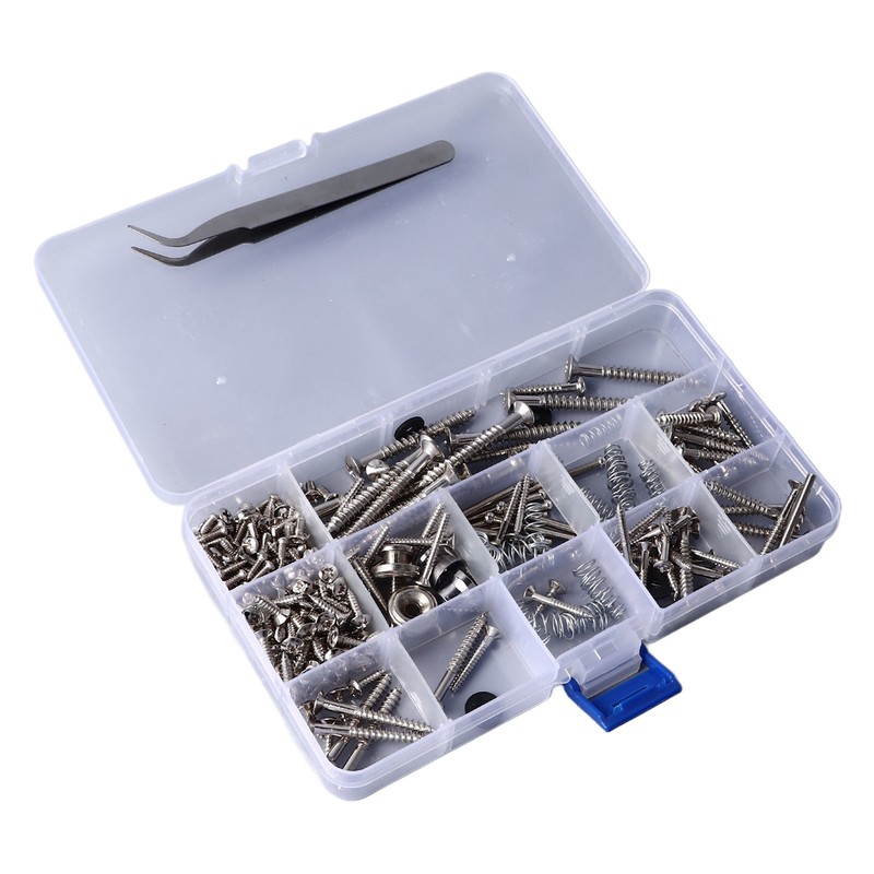 Guitar Repair Screw Kit Electric Acoustic Guitar Mounting Screws Strap