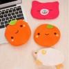 Character hot pack pouch hot pack storage pouch stitch hot pack cover Hot Pack Pouch Orange 4ea
