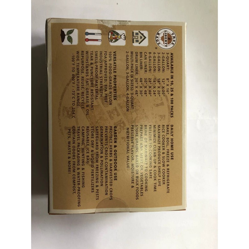 True Liberty 3 Gallon (Turkey) Bags: 10 Bags