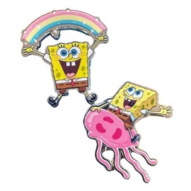 Zen Monkey Studios x SpongeBob: Positivity SpongeBob 2 Pin set