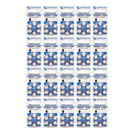 Premium Batteries Size 675 ZA675 1.45V Hearing Aid Batteries Blue Tab (120 Pack)