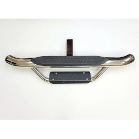 YY-AUTO For 2" Receiver Truck Heavy Duty Steel Tow Hitch Step Bar Guard Drop Step Chrome