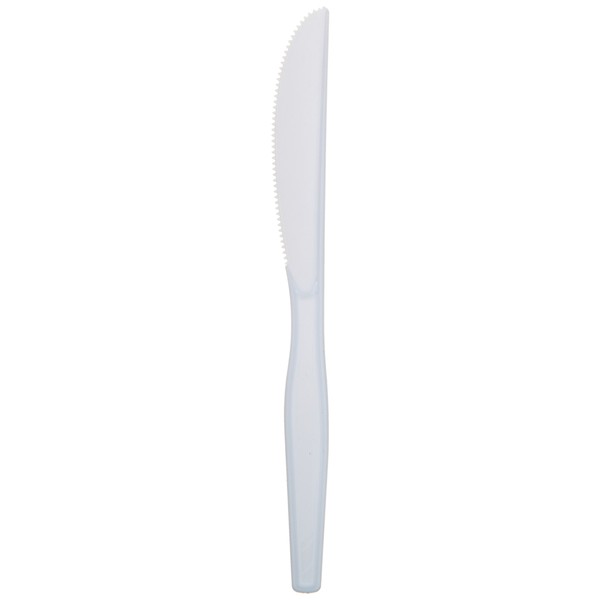 Georgia-Pacific Dixie Individually Wrapped 7" Medium-Weight Polystyrene Knife by GP PRO (Georgia-Pacific), White, KM23C7, (Case of 1,000)