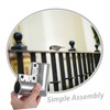 Operitacx Fence Hardware Set Chain Link Gate Kit Elbow Corners
