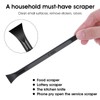 9 Pieces Plastic Scraper Tool Carbon Fiber Multi-Purpose Scraper Scratch