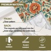 Magnetic Dishwasher Cover,Boho Ethnic Flower Reusable Dishwasher Magnetic Cover Decorative