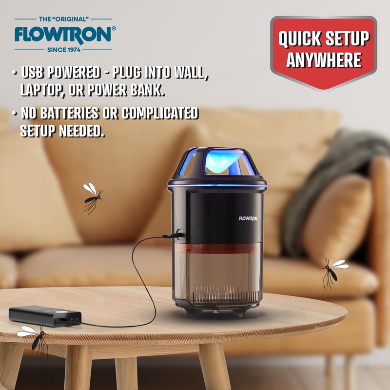 Flowtron Indoor Bug Trap | UV Light Mosquito Trap with