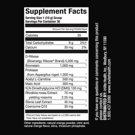 Invite Health Ribose Complex - Supports Energy and Endurance During Exercise Using a Comprehensive Blend of Ingredients, Including D-Ribose - 30 Servings (2-Pack)