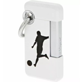 Dupont S.T. Dupont Hooked Jet Lighter with Ring, White, 032030 (32030) New In Box