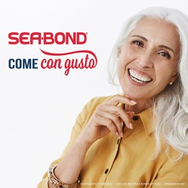 Sea-Bond Kit Almohadilla Adhesiva para Dentaduras Postizas Superiores, 6 pack 12 Piezas Cada una