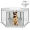 69.3"x69.3"x34.65" Extra Large Dog Playpen Indoor, Tall Puppy Playpen with