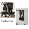 Multifunctional Chest Pack Front Chest Backpack Running Vest Bag for