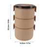 Insulation Lunch Box 304 Stainless Steel Portable Lunch Container Leakproof