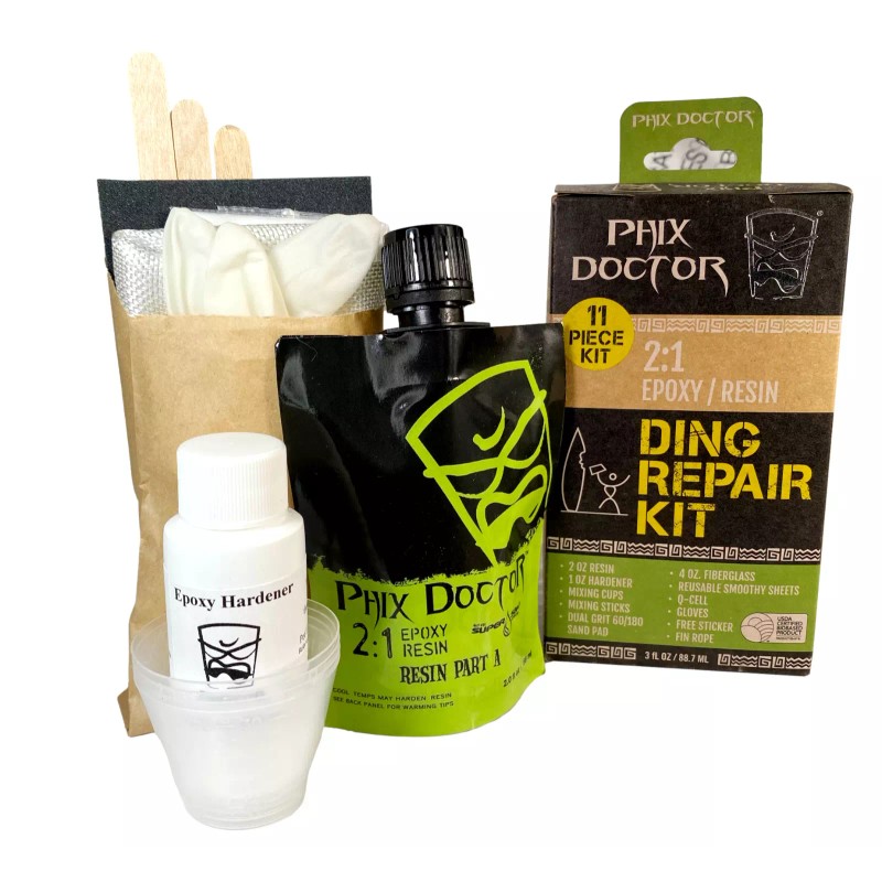 Phix Doctor 2:1 Epoxy Surfboard Resin Ding Repair Kit 3