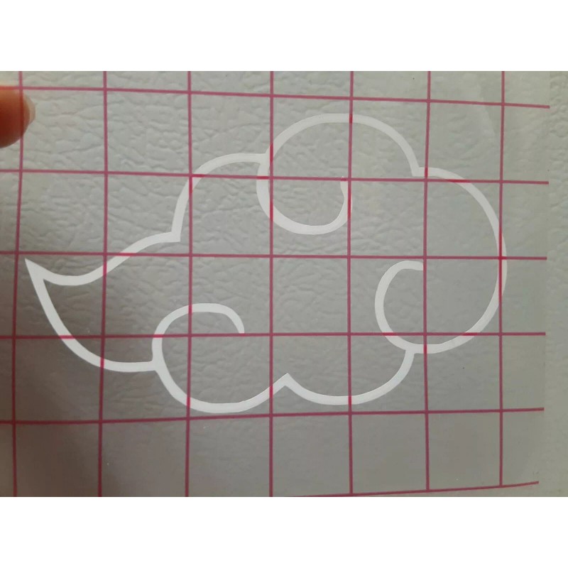 Akatsuki Symbol Outline Naruto Sticker Vinyl Decal Windows/Laptop Waterproof!