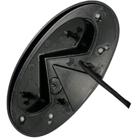 Illuminated LED Light Car Front Grille Grill Star Emblem Badge Chrome Edition for Infiniti Q50 Q50S Q50L 14-17 White