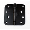 Penrod Door Hinges, Black Prime 4 Inch with 5/8 Inch