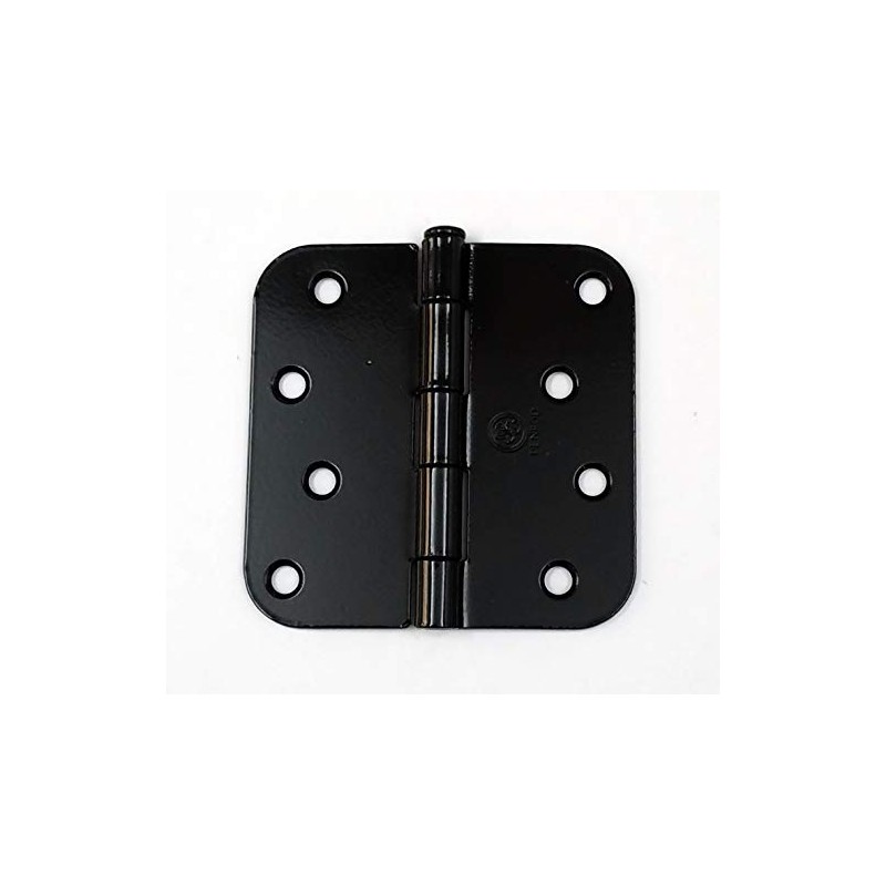 Penrod Door Hinges, Black Prime 4 Inch with 5/8 Inch