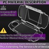 Clear Hard Case for PSP 1000 Series，Protective Transparent Hard Case,