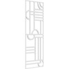 Ekena Millwork WALP26X65RTN Riverton Fretwork PVC Wall Panels, White
