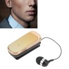 Retractable Earpiece, Retractable Headset Clip On Bluetooth Earphone with LED