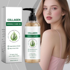 Aceite corporal reafirmante con colágeno, Aceite hidratante con colágeno cuerpo después ducha, Aceites firming con collagen cuerpo Aceites firming lifting con properties moisturizers antiedad (5pcs)
