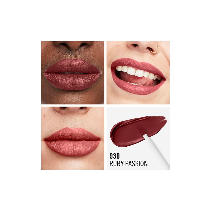 Rimmel Lasting Mega Matte Liquid Lipstick 930 Ruby Passion