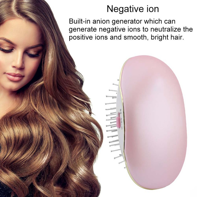 New Negative Ion Anti static Hairbrush Portable Electric Scalp Massage