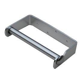 Stainless Steel Toilet Roll Holder - Silver