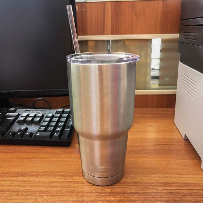 Dakoufish 10 Inch Clear Reusable Thick Plastic Drinking Straws for
