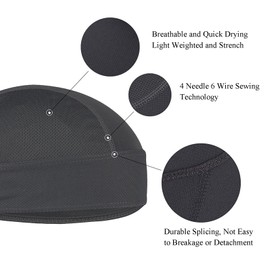 Unisex Durag Cap Liner Doo Rag Wave Cap Satin Dorag for Men Women Rose