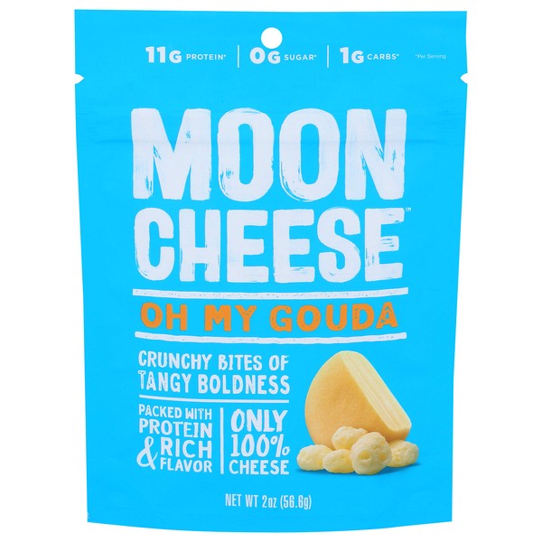 Moon Cheese - 100% Natural Cheese Snack - Gouda - 2 oz
