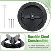 Therwen 2 Pack Fits 8 Inch Round Duct, Steel Air