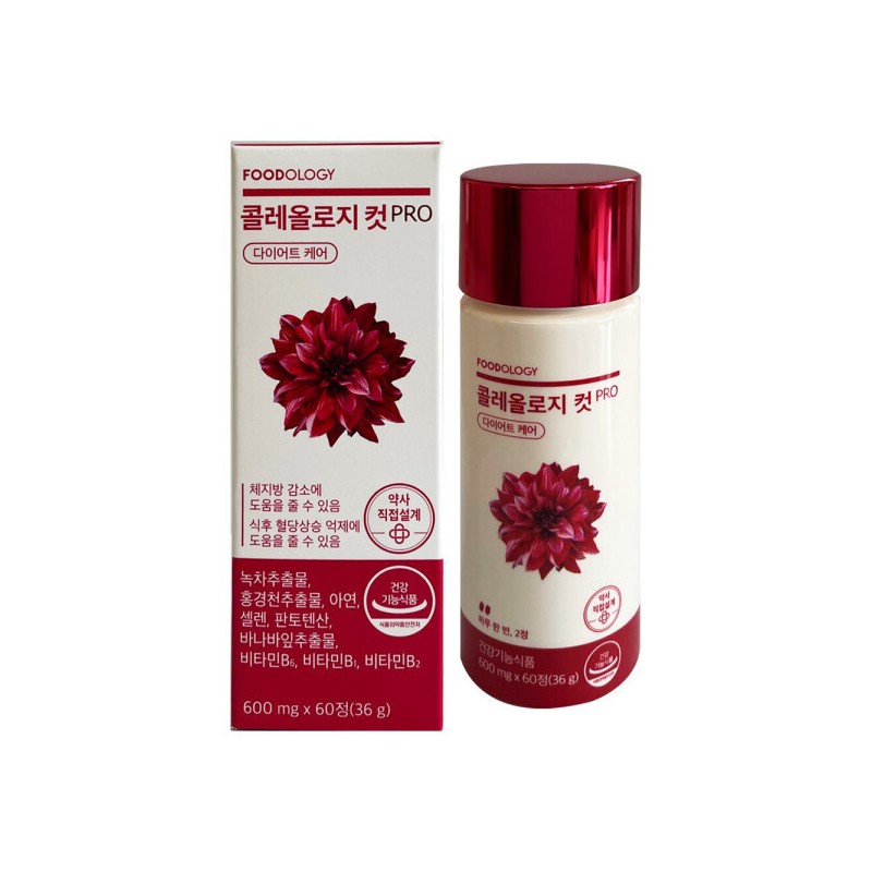 Foodology 푸드올로지 콜레올로지 600mg x 60정 / 써클 Foodology Choleology