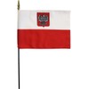 Poland (Eagle) - 8 in x 12 in World Stick