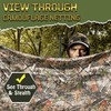 Lenotos Double Sided Camouflage Mesh Fabric, Quiet and Soft Camo