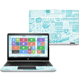 MightySkins Skin Compatible with HP Pavilion x360 15" (2017) - Faith | Protective, Durable, and Unique Vinyl Decal wrap Cover | Easy to Apply, Remove, and Change Styles | Made in The USA