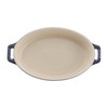 STAUB Ceramics Oval Baking Dish Set, 2-piece, Dark Blue