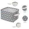 JoyPlus Fabric Storage Basket Organiser, Pack of 4 Foldable Waterproof