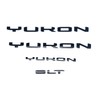 Set Door Rear SLT Yukon Emblems Letters 3D Badge Replacement