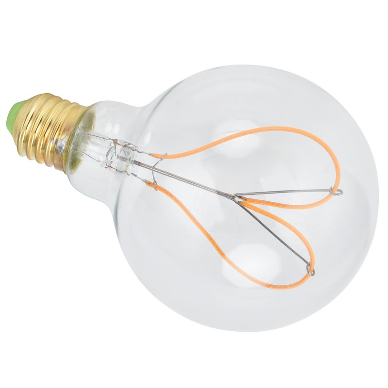G95 Heart Shaped LED Retro Bulb E27 4W Dimmable Light