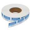 Merangue Refreshments Ticket Roll, 1000 Pack, Blue
