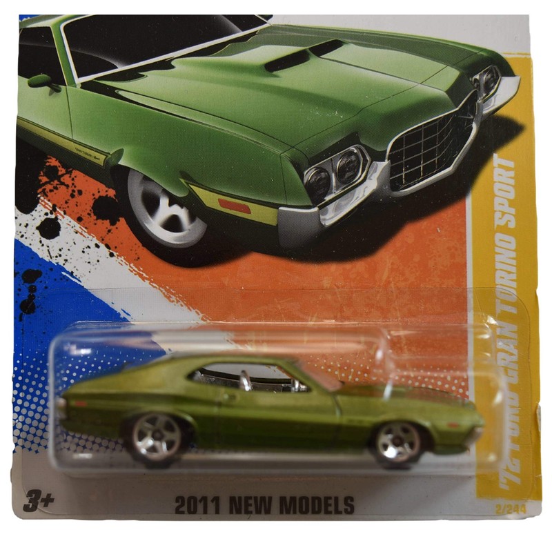 Hot Wheels 1:64 Scale 2011 New Models 2/50, Green '72