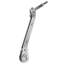 Uniweld 70075 Reversible Offset Ratchet Wrench with DHW316 Dual Hex Adaptor